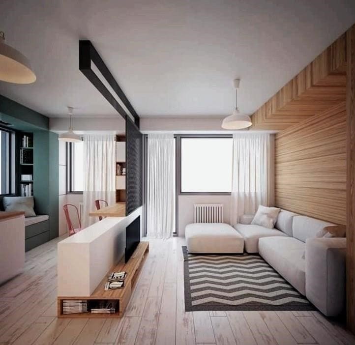 Apartman 18 négyzetméter m. - a stúdió belsőépítészete modern formátumban (105 fotóötlet)