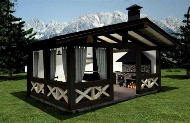 Chalet stílusú pavilonok: A legjobb alpesi építkezés