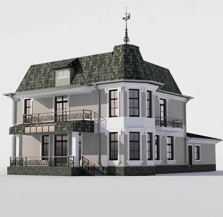 Öblös ablakos ház - projektek, diagramok, rajzok és 70 fotó a modern tervezési jellemzőkről