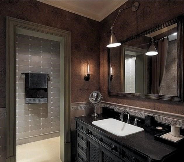 Optimális választás, a fény elrendezése a fürdőszobában