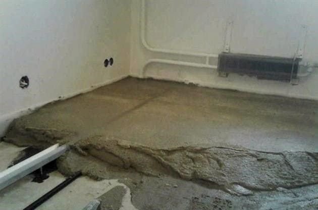 Cement homok keverék padló esztrichhez, CPB fogyasztás 1 m2 esztrichhez