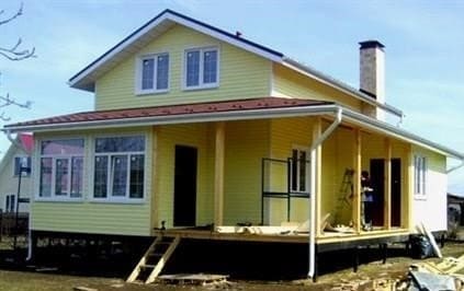 Keretes ház önépítése cölöp alapon