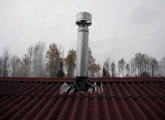 Hogyan készítsünk egy csomópontot a szellőzés átjutásához a tetőn: a tető behatolásának elrendezése