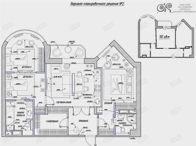 90 m²-es házprojekt, "A lakásépítés technológiái"