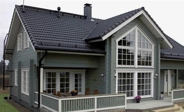 Skandináv házépítés