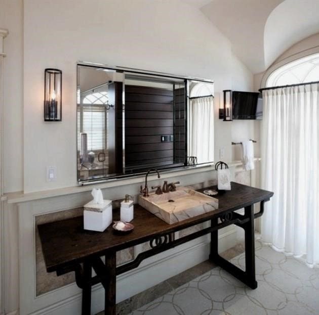 Pult a csempéből készült fürdőszobában: tervezési lehetőségek, telepítési módszer, fotók és tanácsok a mesterektől