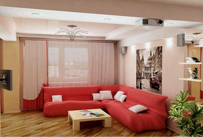 Szoba kialakítása 11 m² (36 fotó). Bútorok és tapéták választéka. Mennyezet és padlók. Világítás és dekoráció