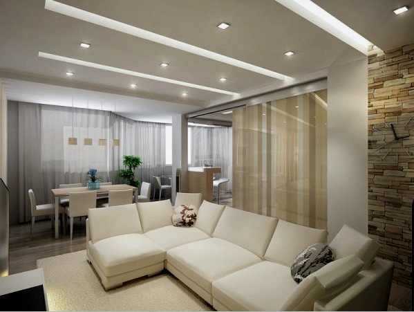 Nappali belső tér 20 négyzetméter egy lakásban: 6 ötlet a klasszikustól a minimalizmusig