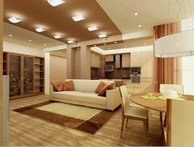 Hálószoba nappali belső tér (42 fotó): ötletek az eredeti kialakításhoz
