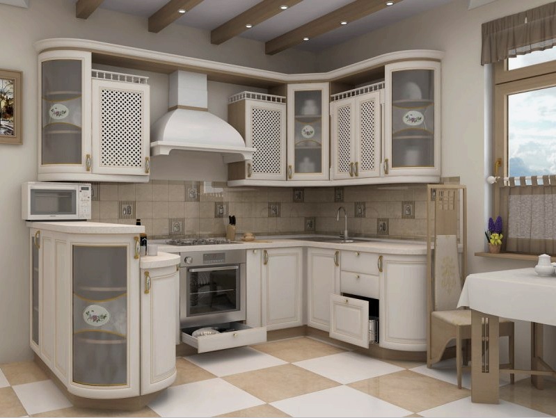 Lakásprobléma: a konyha kialakítása (30 fotó), különböző színekben