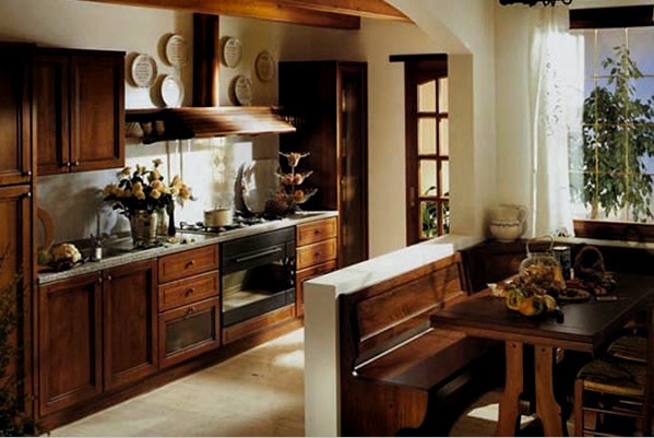 Gyönyörű konyhák - design (60 fotó): klasszikus, provence, country, modern és high-tech stílus