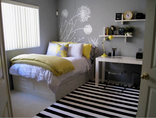 Lány számára egy szoba kialakítása (45 fotó): a minimalizmus, a birodalom stílusában, élénk színek használatával