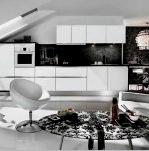 Fehér konyhák a belső térben (36 fotó): a dizájn megválasztása, a spanyol stílus jellemzői