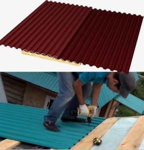 Hogyan lehet saját kezűleg fedezni a tetőt hullámlemezzel - részletes fényképes utasítások