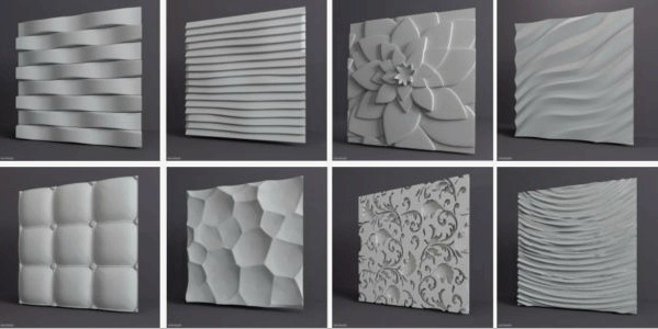 Ismerje meg a 3D paneleket: modern anyag a fal dekorációjához