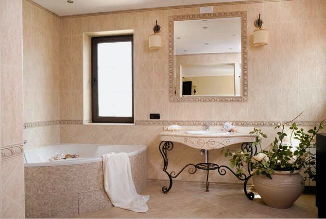 A fürdőszoba és a WC belseje (60 fotó): a tervezés fő irányai és a fürdőszoba kiválasztása