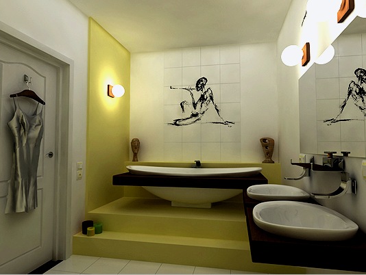 Kis fürdőszoba zuhanyzóval (45 fotó). A mennyezet műanyag panelekből készül. Tervezési stílus