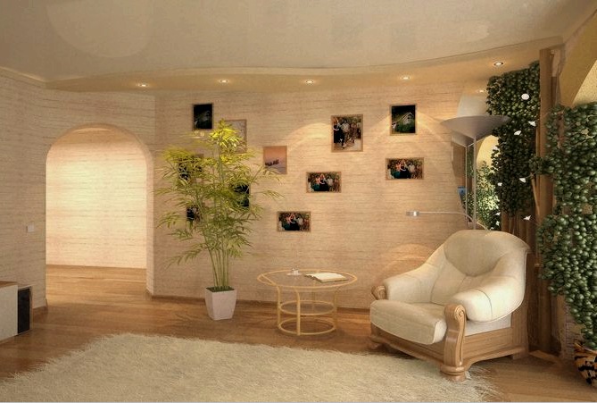Tapéta a nappali belsejében (42 fotó): anyag- és stílusválasztás, tervezési lehetőségek