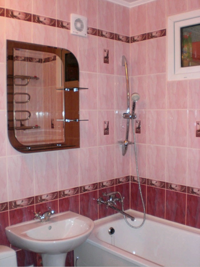 Fürdőszobabelső (33 fotó). Színválasztás, vízvezeték. Belső dekoráció két fő részére, gyereknek