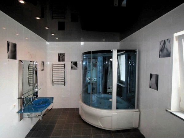 Fürdőszoba mennyezet - 5 modern lehetőség