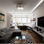 Egyszobás, óvodás lakás kialakítása (36 fotó): a világítás és a bútorok titkai