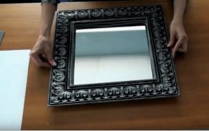 DIY tükörkeret: 4 gyártási szakasz