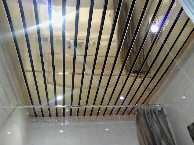 Kis fürdőszoba zuhanyzóval (45 fotó). A mennyezet műanyag panelekből készül. Tervezési stílus