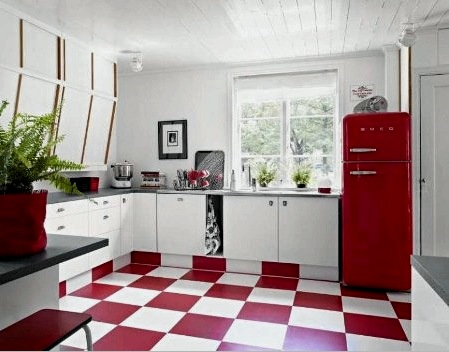 DIY konyhabelső (36 fotó): narancssárga tónusú design, új stílusok és retro konyha