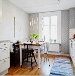 Tapéta a konyhához - design (36 fotó): az anyag, a stílus és a szín megválasztása