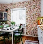 Tapéta a konyhához - design (36 fotó): az anyag, a stílus és a szín megválasztása