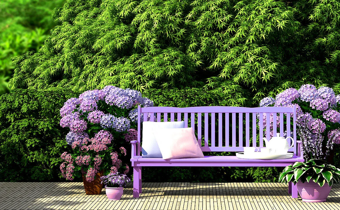Ötletek arra, hogyan festhet egy kerti padot, és hogyan frissítheti fel a nyárra
