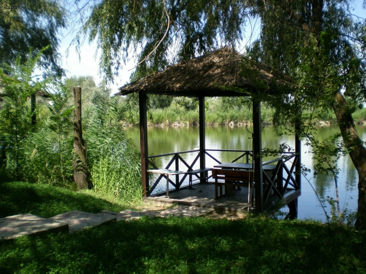 Pavilon a tó mellett: a vidék szépsége és békéje