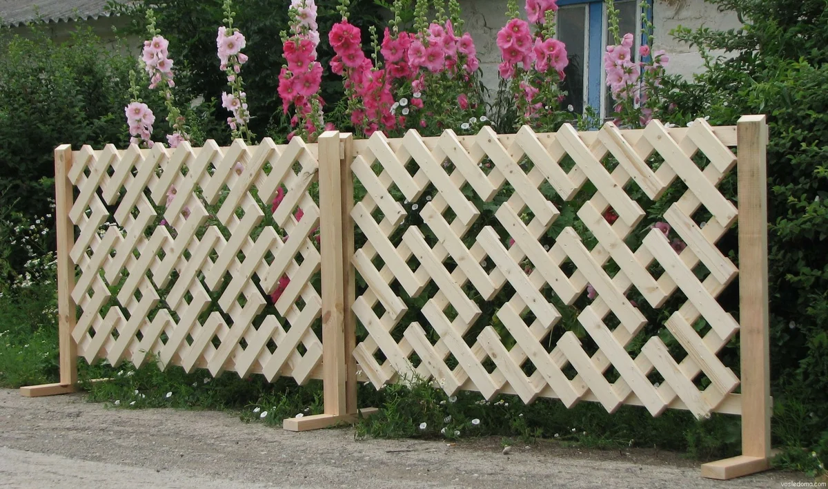 Mit lehet csinálni egy szép dekoratív kerítés kerítésből?