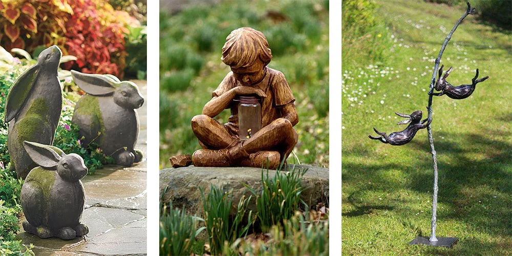 25 szokatlan kerti szobrok, amelyek lenyűgözik Önt
