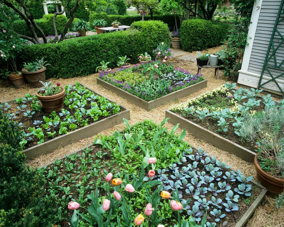 Mi a "zöldségeskert"? Példák növények számára.