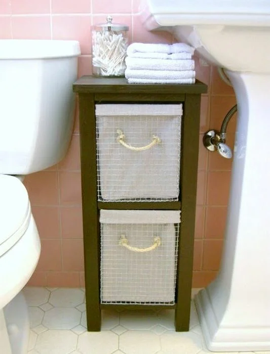 Fürdőszobai tárolás 6 ötlet, hogy valóban helyet takarítson meg