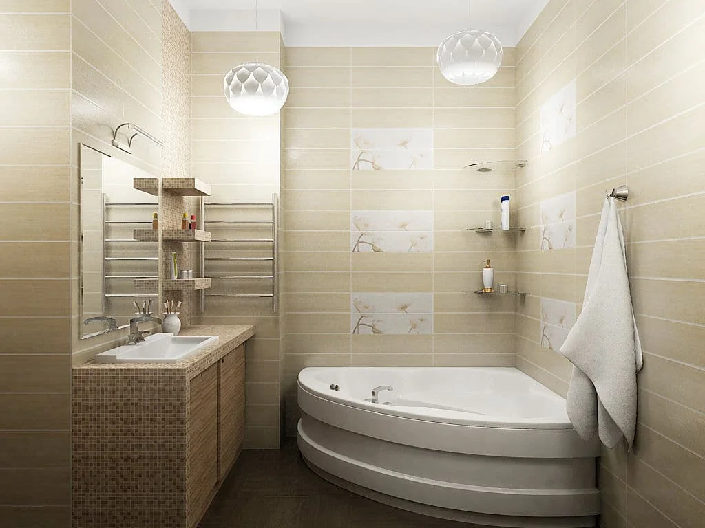 3 négyzetméteres fürdőszoba, hogyan lehet kompakt és funkcionális