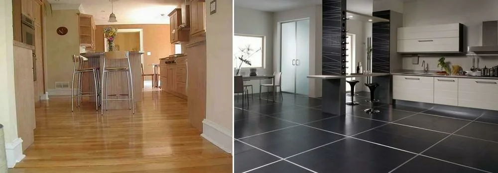 Csempe vagy laminált padló a konyhában?